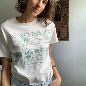 VINTAGE 🥦🥬 veggie 🍅🥕 graphic tee